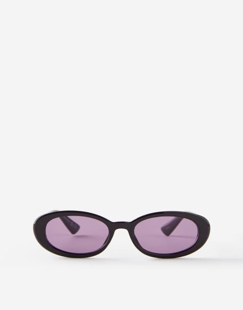 Cotton On Ophelia oval sunglasses in purple - view 1