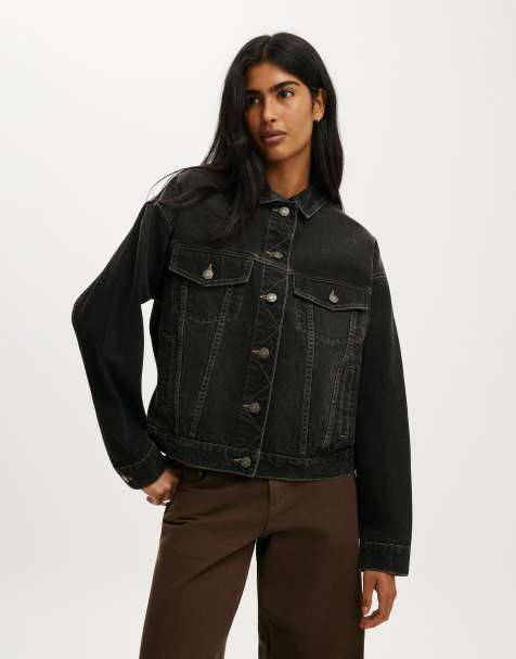 Cotton On Original denim jacket in black - view 1