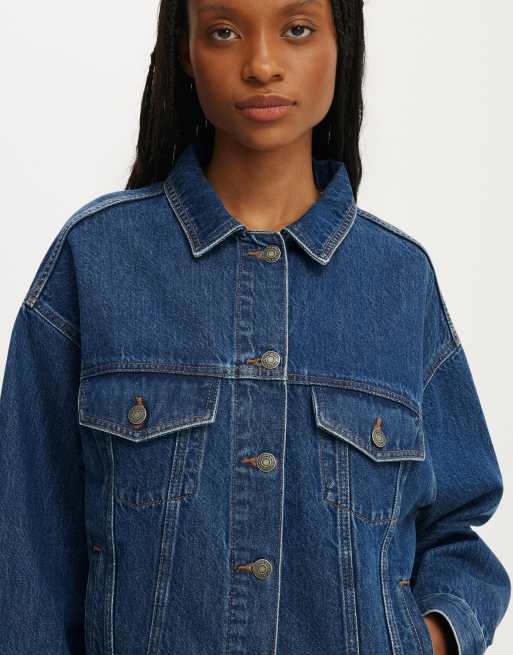 Cotton On Original denim jacket in blue, 2 of 4