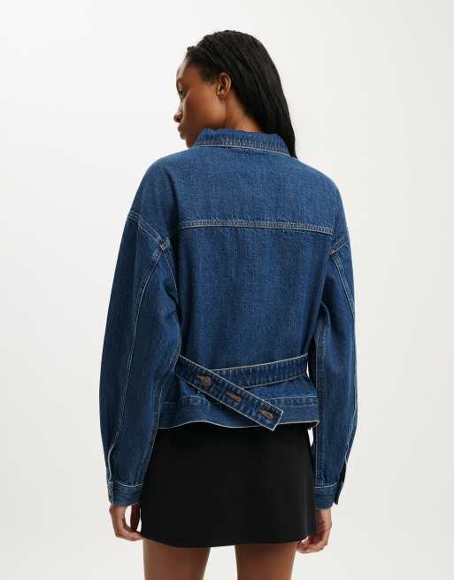 Cotton On Original denim jacket in blue, 3 of 4