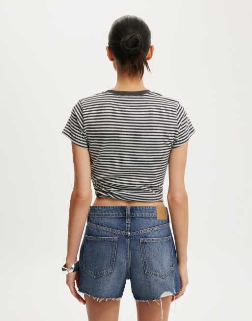 Cotton On Original denim short in blue, 4 of 4