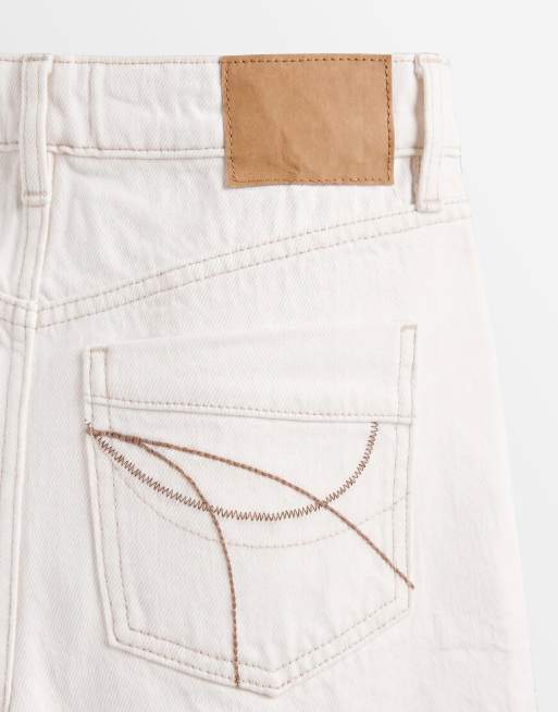 Cotton On - Original - Denim short in vintage wit, 8 van 9