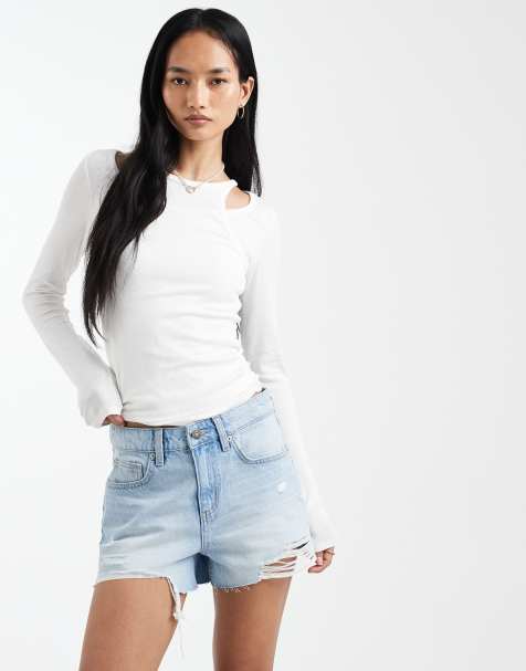 Cotton On original denim shorts in laurel blue 