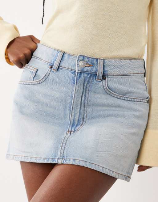 Cotton On original denim skirt in notion blue, 4 of 5