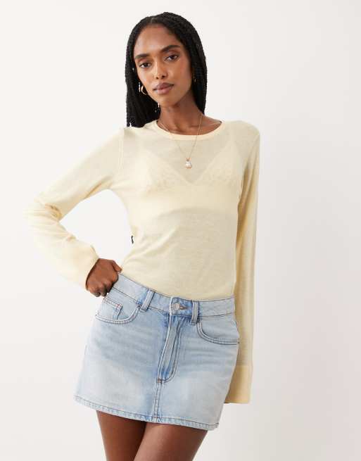 Cotton On – Original – Jeansrock in Notion Blue, 2 von 5