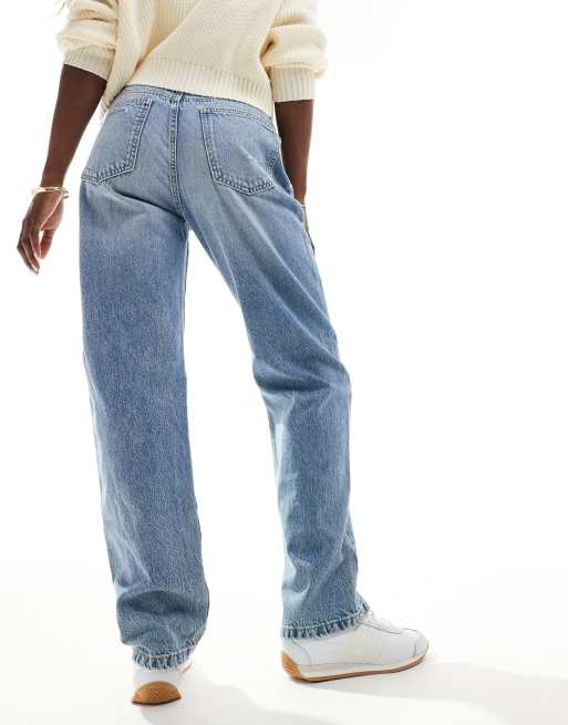 Cotton On Original straight jeans in mid blue, 3 of 5