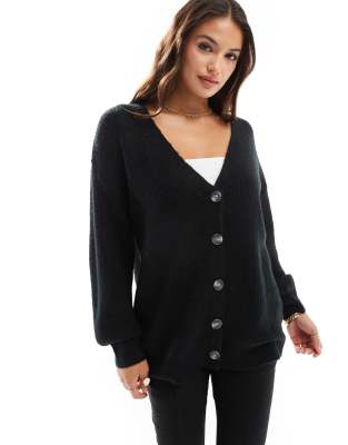 Cotton On - Oversize-Strickjacke in Schwarz