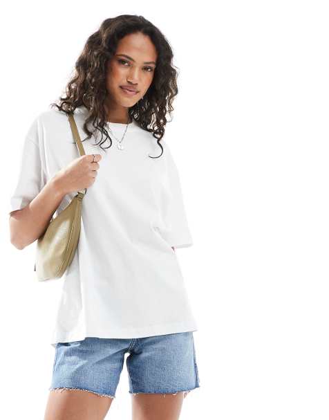 Cotton On oversized boxy tee in white - view 1