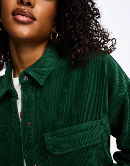 Forest green corduroy jacket clearance