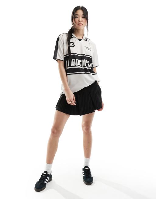 Cotton On oversized rugby collared t-shirt in stone , 3 of 4