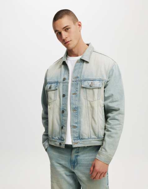 Cotton  On Oversized trucker jacket in blue  - view 1
