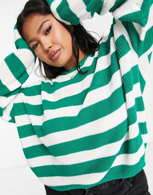 Groene outlet oversized trui