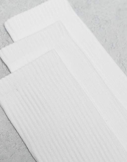 Cotton On pack de 3 calcetines básicos en blanco, 2 de 3