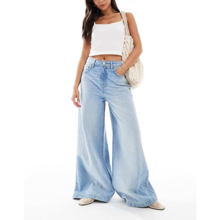【KOOLOSET】Kuje Tin Washing Light Blue Wide Denim KOOLOSET (クロゼット) - クジェティンウォッシングライトブルー