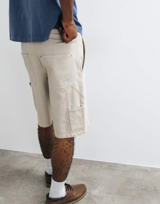 Cotton On - pantalón corto worker holgado en piedra, 4 de 5