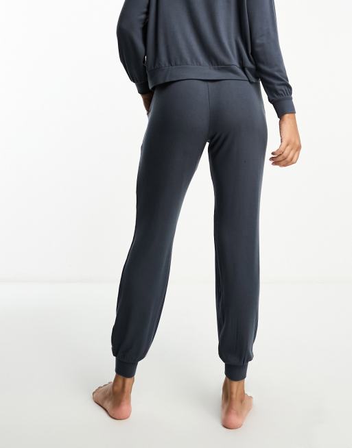 Cotton On - Pantalon de pyjama confort ultra doux avec chevilles resserrées - Bleu marine , 2 de 4