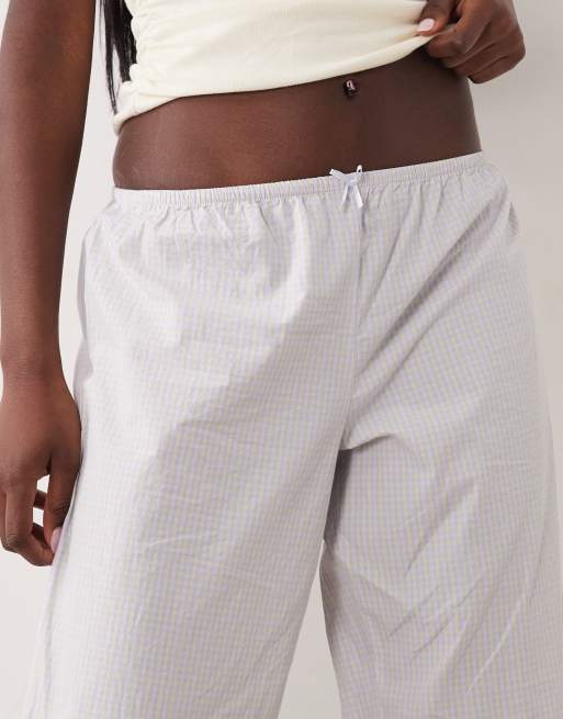 Cotton On pantalon de pyjama léger et doux à carreaux violet, 3 de 5