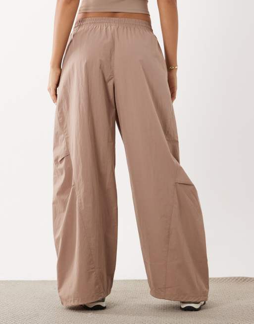 Cotton On - Pantalon de sport tissé coupe bouffante - Latte, 2 de 5