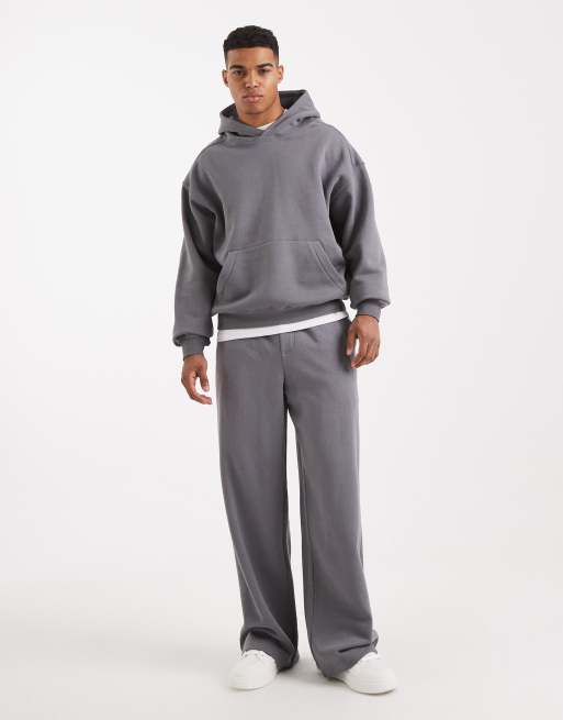 Cotton On - Pantalon de survêtement d'ensemble ultra baggy - Gris ardoise, 2 de 5