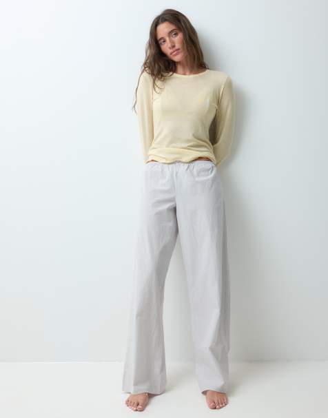 Cotton On pantalone del pigiama morbido e leggero a quadri viola - view 1