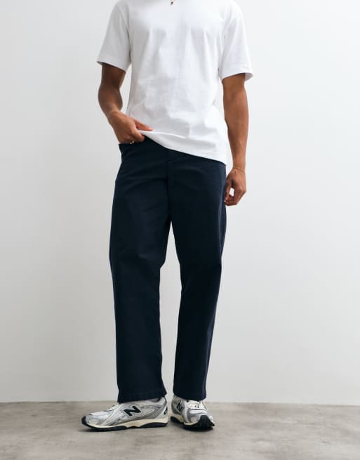 Cotton On - Pantalones chinos azul marino holgados, 2 de 5