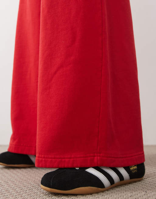 Cotton On pantaloni della tuta ampi rosso petalo, 5 di 5