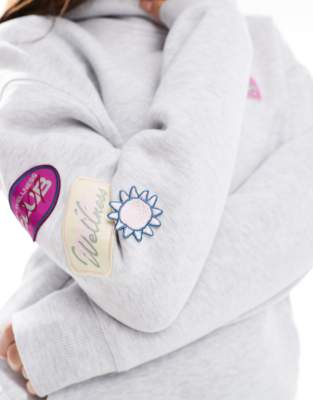 Cotton:on Cotton On Patch Graphic Hoodie In Gray