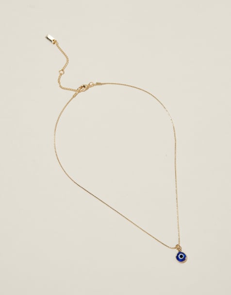 Cotton On Pendant necklace in gold - view 1