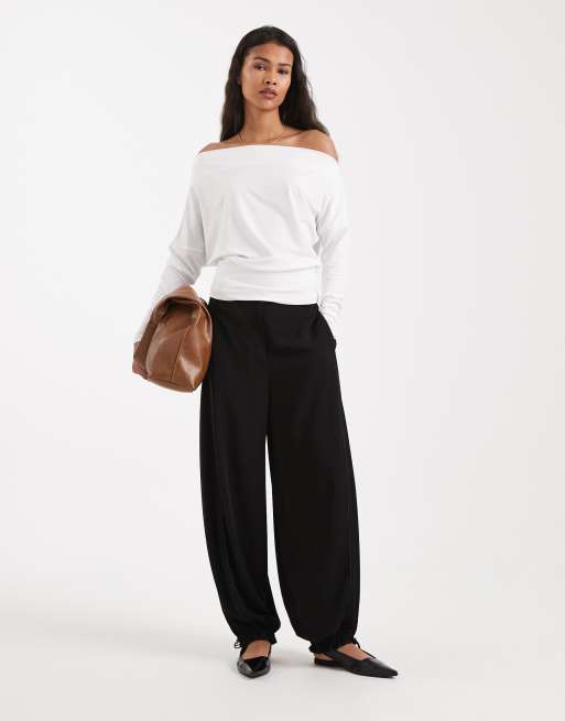 Cotton On - Peyton - Top met blote schouders en lange mouwen in wit, 2 van 4