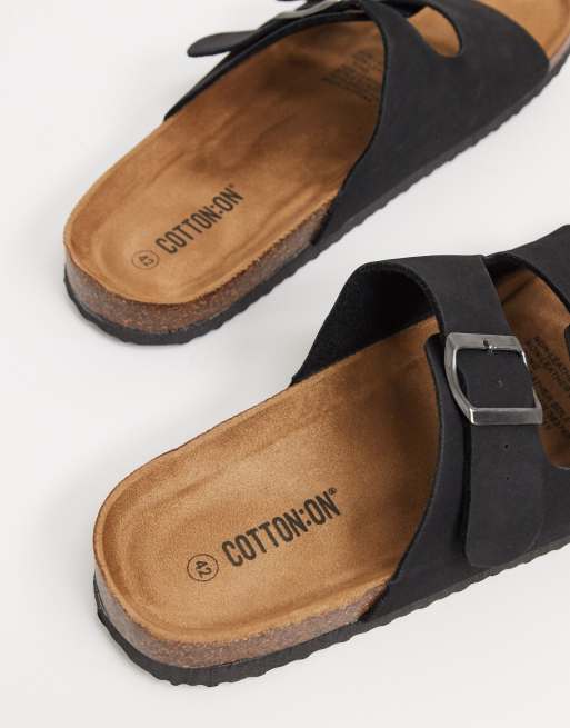 Cotton discount on sandalen