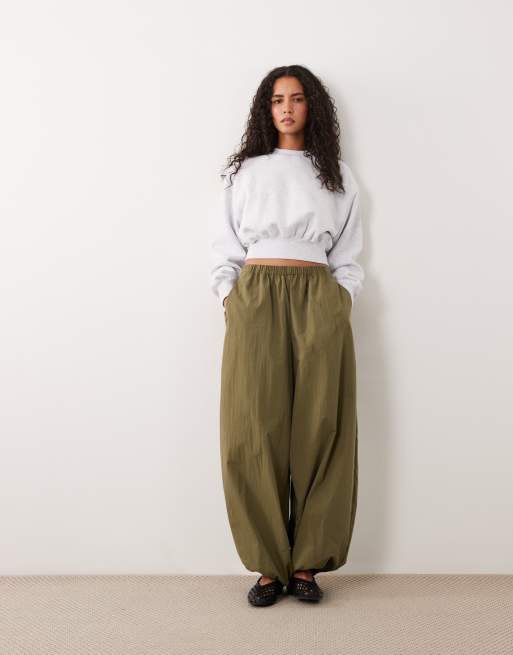 Cotton On plush cropped crew in grey , 4 of 4