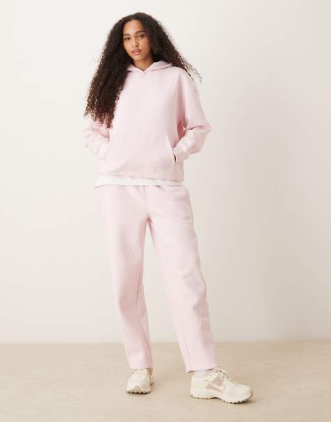Cotton On Plush essential barrel sweatpant in pink - view 1