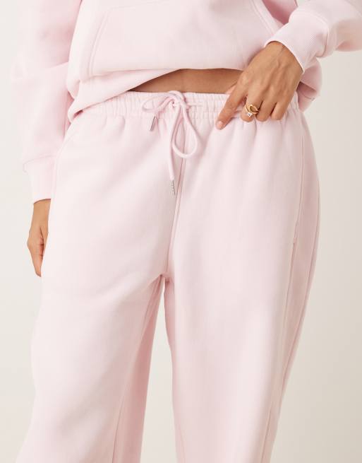Cotton On Plush essential barrel sweatpant in pink