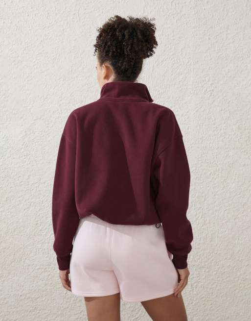 Cotton On Plush essential gym short in pink, 3 of 4