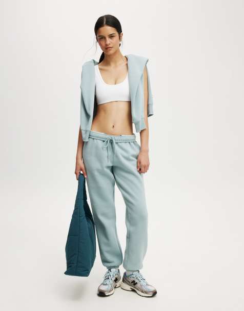 Cotton On Plush essential gym sweatpant in green - view 1