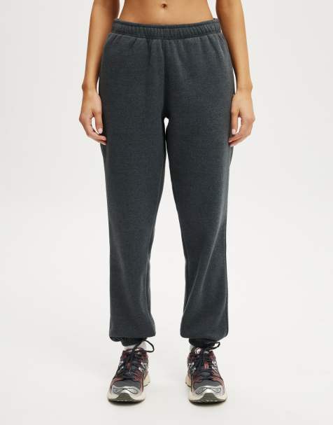 Cotton On Plush essential gym sweatpant in grey - view 1