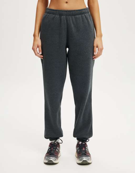 Cotton On Plush essential gym sweatpant in grey
