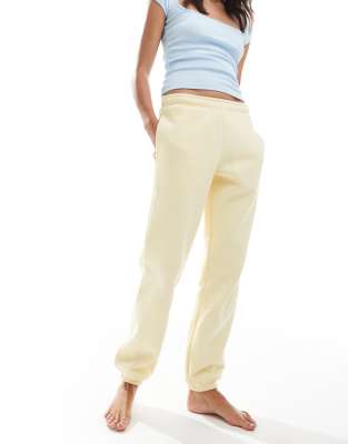 Cotton:on Cotton On Plush Essential Gym Sweatpants In Yellow