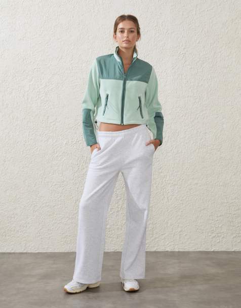 Cotton On Plush essential straight leg sweatpant in grey - view 1