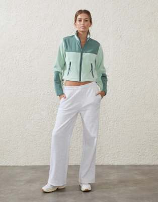 Cotton  On Plush essential straight leg sweatpant in grey