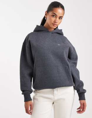 Cotton On Plush Graphic Hoodie In Gray