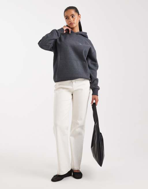 Cotton On plush graphic hoodie in grey, 3 of 4