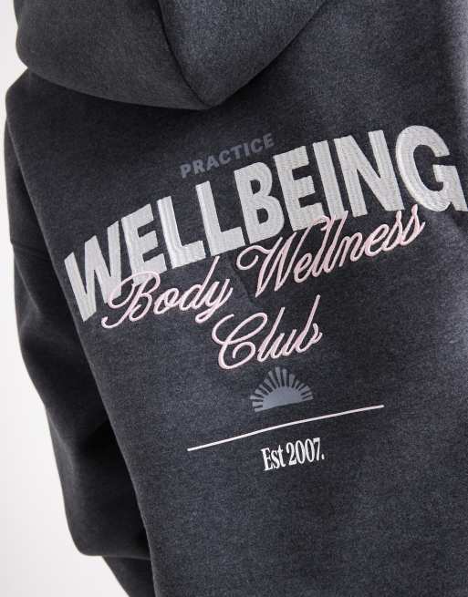 Cotton On plush graphic hoodie in grey, 4 of 4