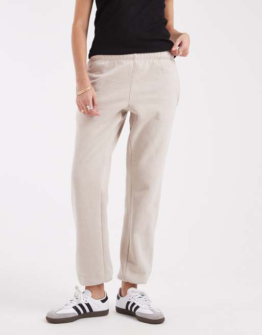 Cotton On plush gym sweatpants in sesame heather, 3 of 5