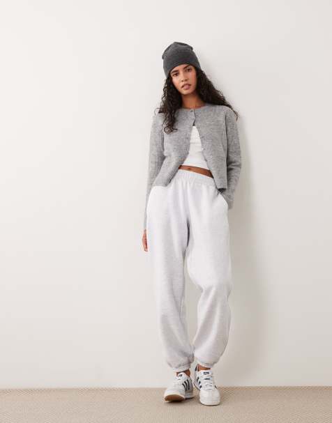 Cotton On plush premium boyfriend jogger in grey - view 1