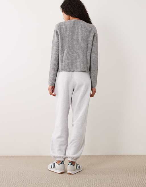 Cotton On plush premium boyfriend jogger in grey, 5 of 5