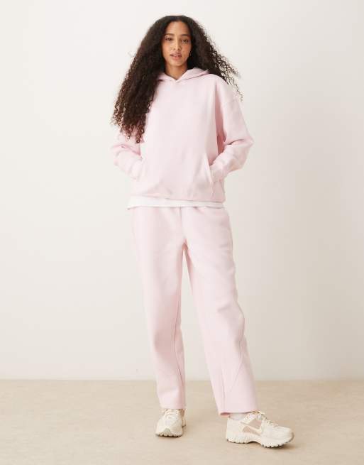 Cotton On Plush premium graphic hoodie in pink