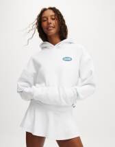 Sister Jane unisex lace trim hoodie in grey | ASOS