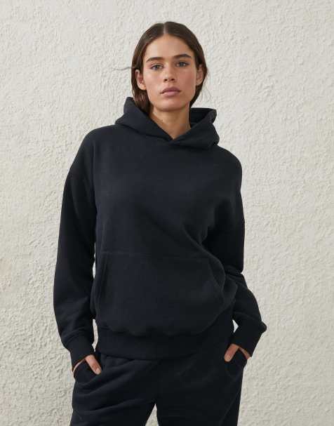 Cotton  On Plush premium hoodie in black - view 1