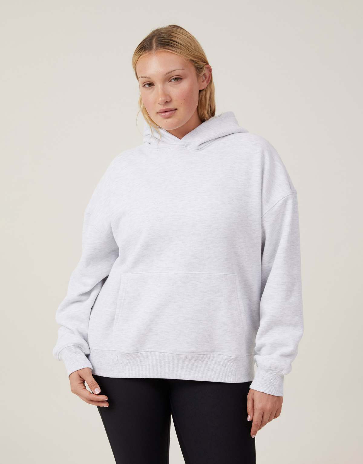 Cotton  On Plush premium hoodie in grey